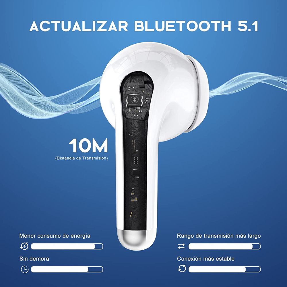 Auriculares Inalambricos In-Ear Bluetooth TWS AUT203