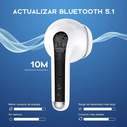 Auriculares Inalambricos In-Ear Bluetooth TWS AUT203
