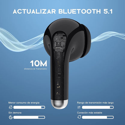 Auriculares Inalambricos In-Ear Bluetooth TWS AUT203