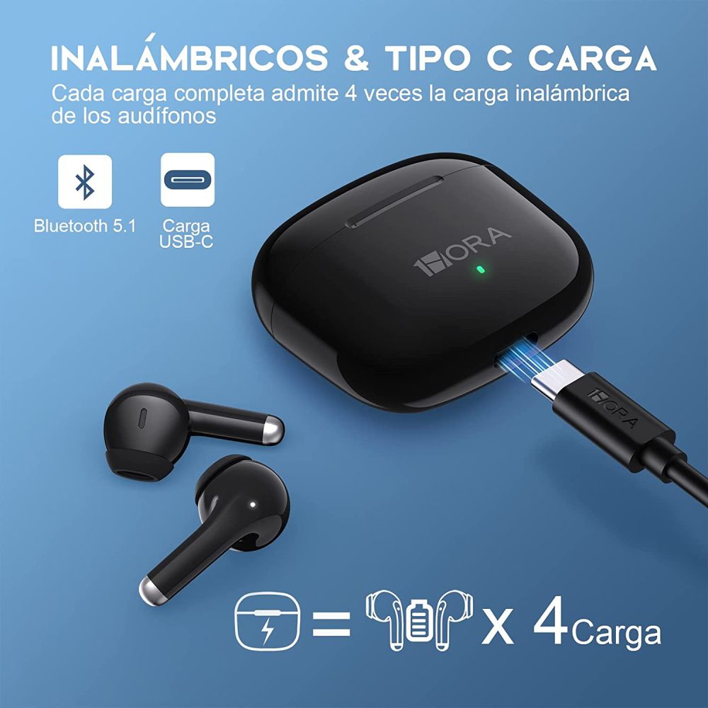 Auriculares Inalambricos In-Ear Bluetooth TWS AUT203