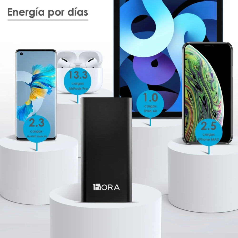 Power Bank Bateria Portátil 10.000mah Metalico GAR130