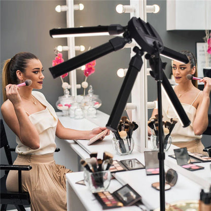 Aro De Luz Led Profesional Lampara De Estrella 60w 5600k HD-60X