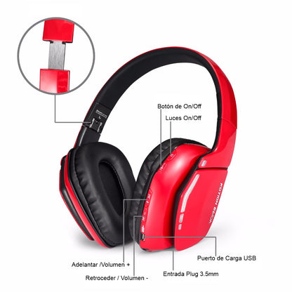 Audífonos Gamer Inalambricos Bluetooth Mic Kotion Each B3506