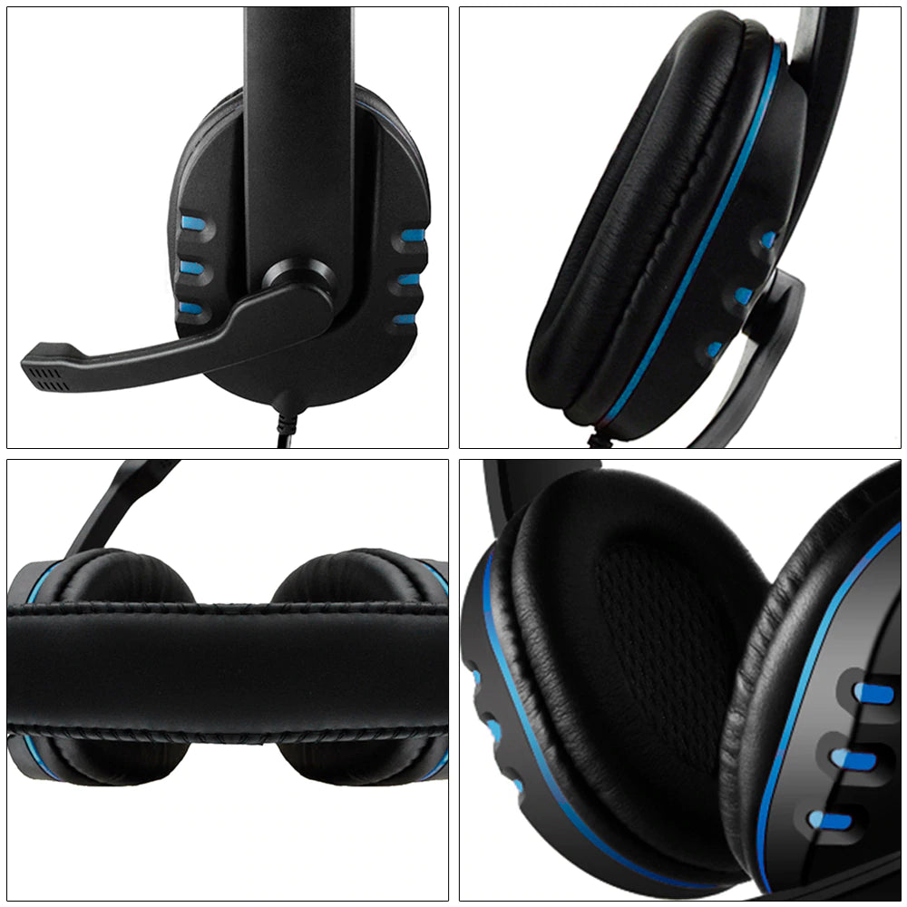 Audifonos Gamer K4 Diadema Con Microfono Luz Led Usb 3.5mm