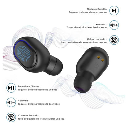 Auriculares Inalambricos In-Ear Bluetooth TWS AUT114