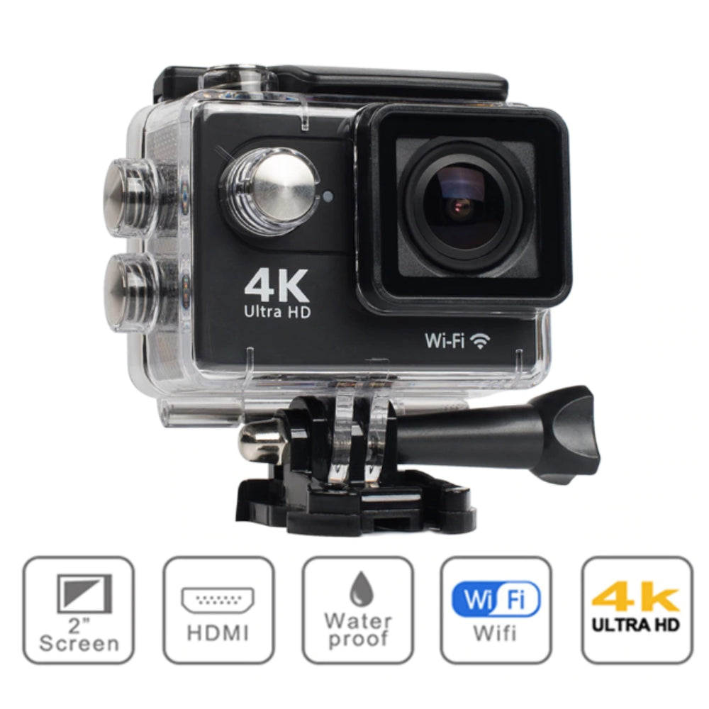 Cámara De Acción Deportiva Wifi Full HD 4k Sport Cam Webcam