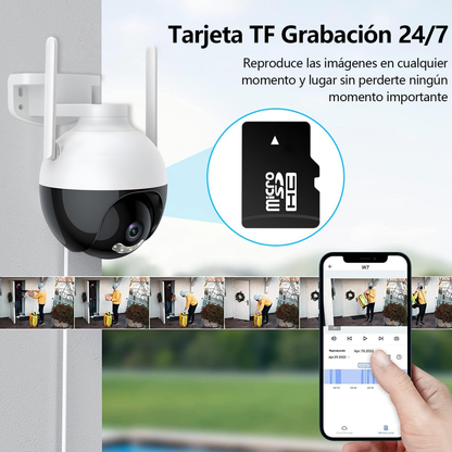 Cámara De Seguridad Exterior Domo Full Hd 2MP Ptz 360inch C11