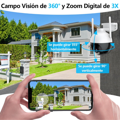 Cámara De Seguridad Exterior Domo Full Hd 2MP Ptz 360inch C11
