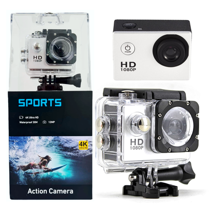 Cámara Deportiva Sumergible 30metros Sport Cam Hd 1080p