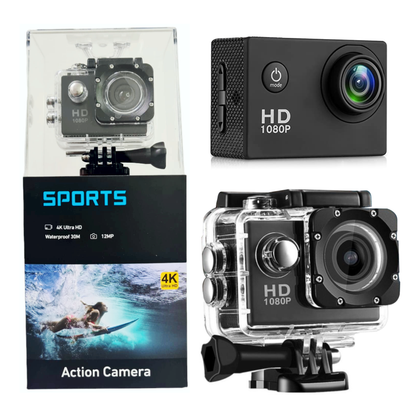 Cámara Deportiva Sumergible 30metros Sport Cam Hd 1080p