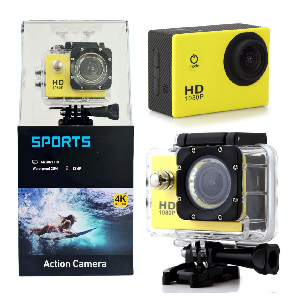 Cámara Deportiva Sumergible 30metros Sport Cam Hd 1080p