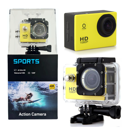 Cámara Deportiva Sumergible 30metros Sport Cam Hd 1080p