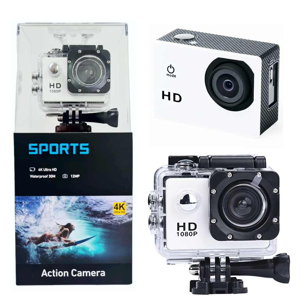 Cámara Deportiva Sumergible 30metros Sport Cam Hd 1080p