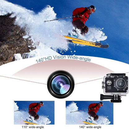 Cámara Deportiva Sumergible 30metros Sport Cam Hd 1080p