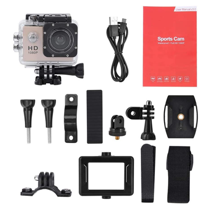 Cámara Deportiva Sumergible 30metros Sport Cam Hd 1080p