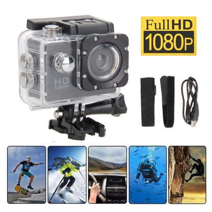 Cámara Deportiva Sumergible 30metros Sport Cam Hd 1080p