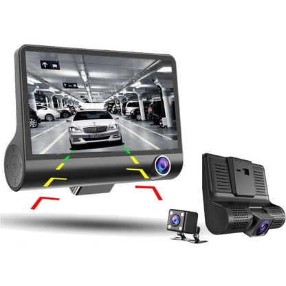 Cámara Para Carro DVR 3 En 1 Full HD 1080P Dual Dash Cam