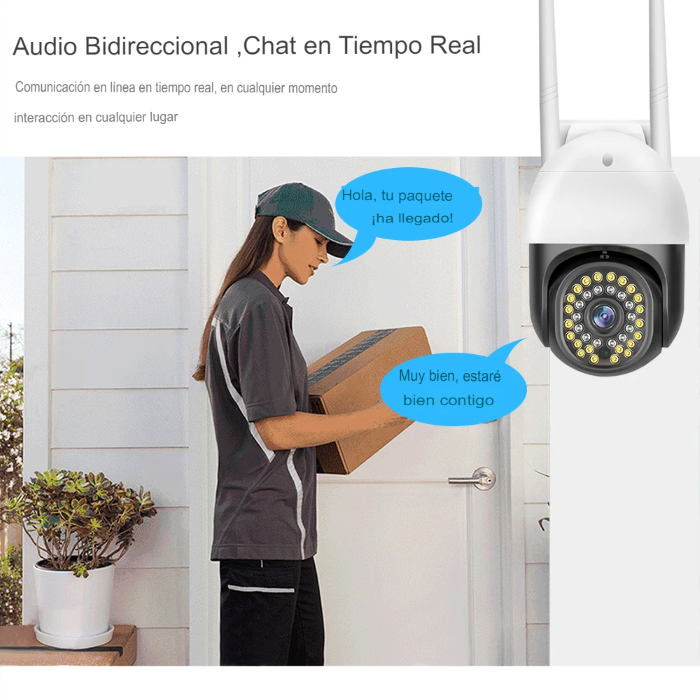 Cámara Seguridad Exterior Domo Ptz 1080p Infrarroja Q80 4g