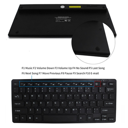 Combo Mini Teclado + Mouse Optico Inalámbrico USB K-03