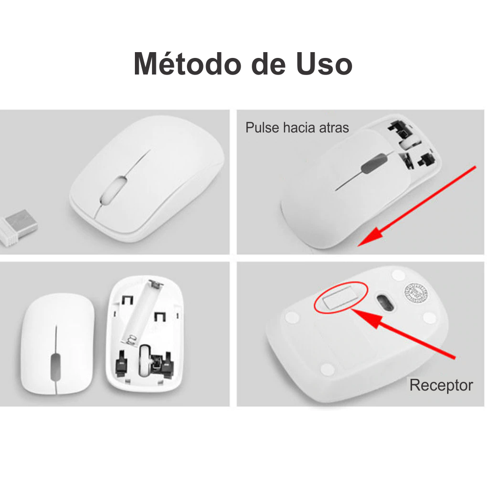 Combo Mini Teclado + Mouse Optico Inalámbrico USB K-03