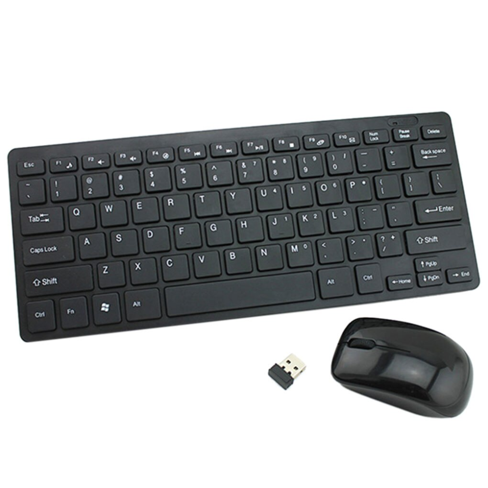 Combo Mini Teclado + Mouse Optico Inalámbrico USB K-03