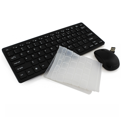 Combo Mini Teclado + Mouse Optico Inalámbrico USB K-03
