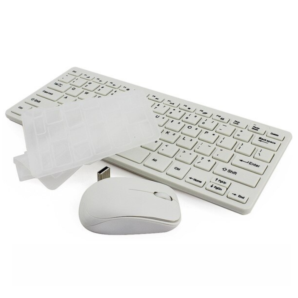 Combo Mini Teclado + Mouse Optico Inalámbrico USB K-03