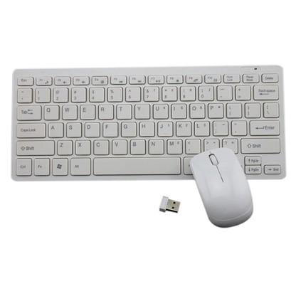 Combo Mini Teclado + Mouse Optico Inalámbrico USB K-03