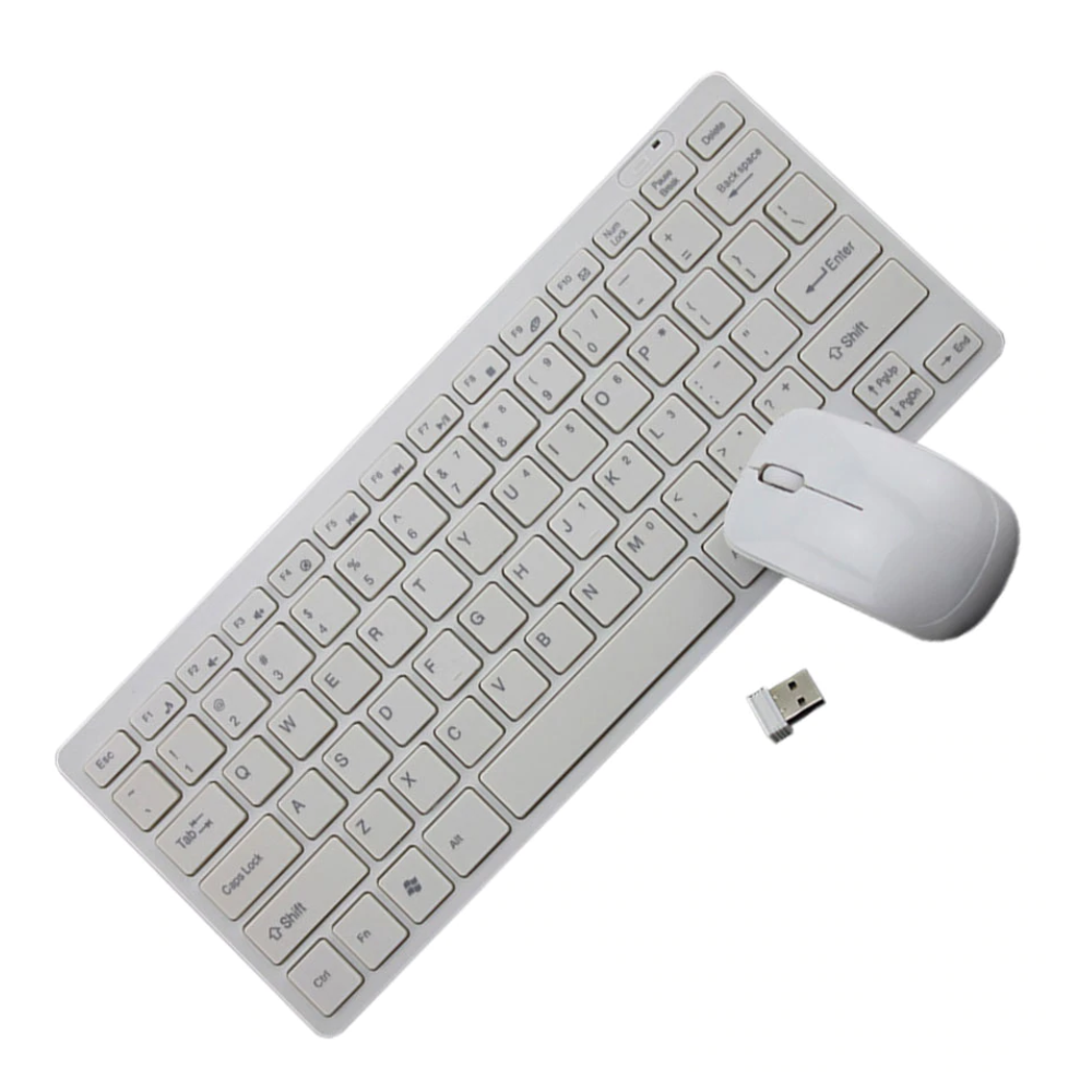 Combo Mini Teclado + Mouse Optico Inalámbrico USB K-03