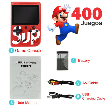Consola De Video Juegos Portátil Gameboy SUP Plus 400 + Control R