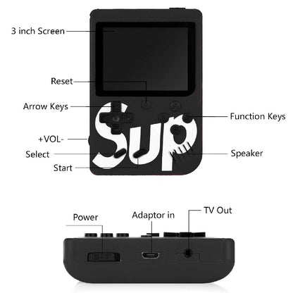 Consola De Video Juegos Portátil Gameboy SUP Plus 400 + Control R
