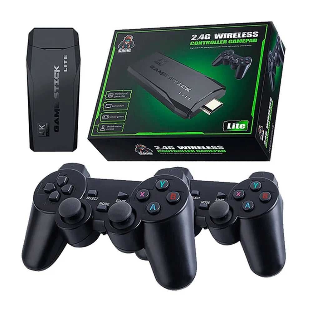 Consola Game Stick Lite De Juegos Retro Inalambrica 4k HDMI