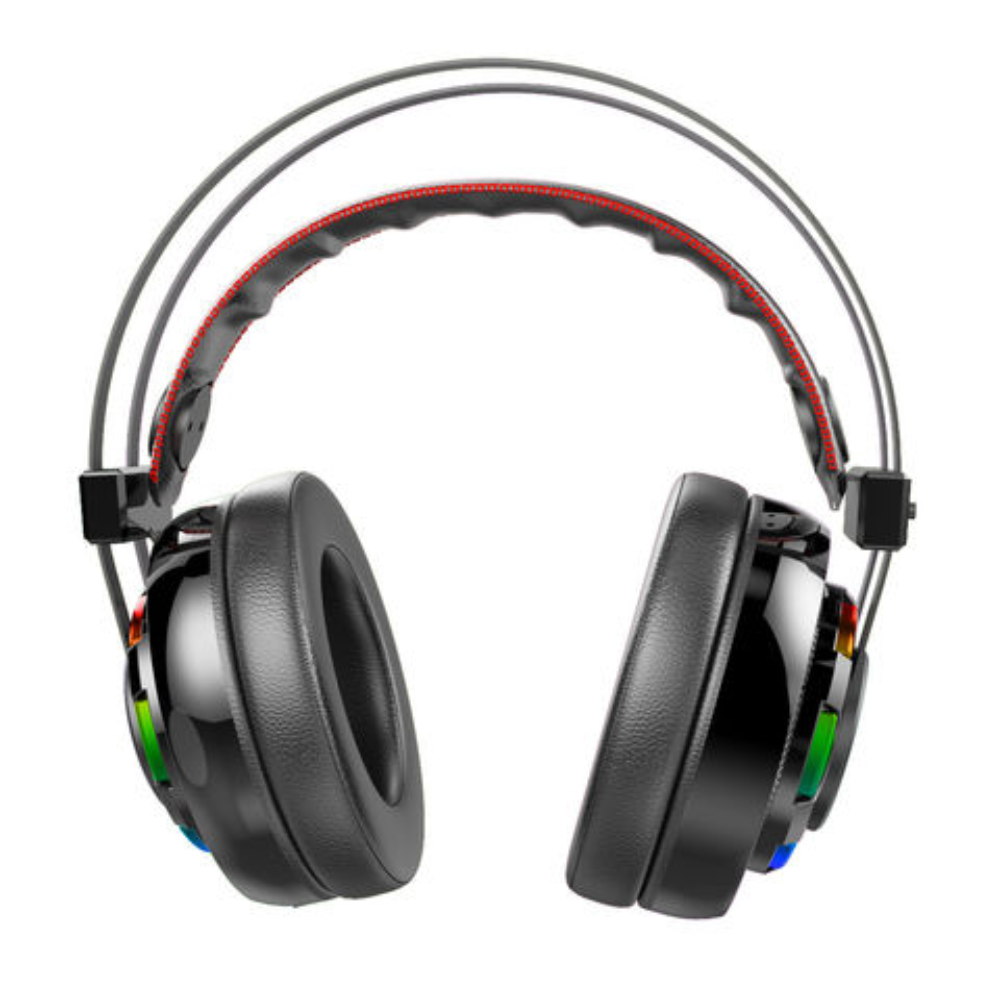 Diadema Gamer Rgb Microfono Bajos Profundos Auriculares V10