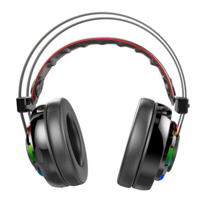 Diadema Gamer Rgb Microfono Bajos Profundos Auriculares V10