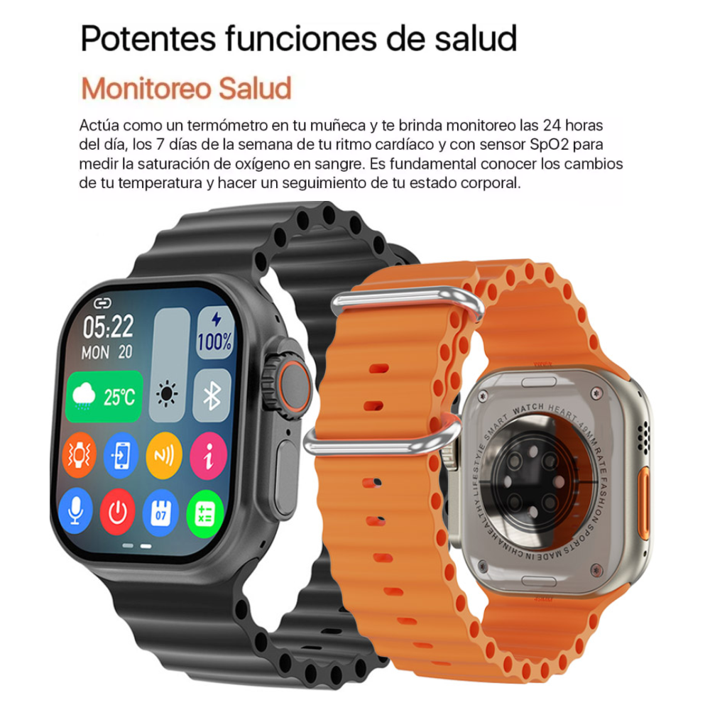 Reloj Inteligente T800 Ultra Series 8 Smart Watch 49mm Touch