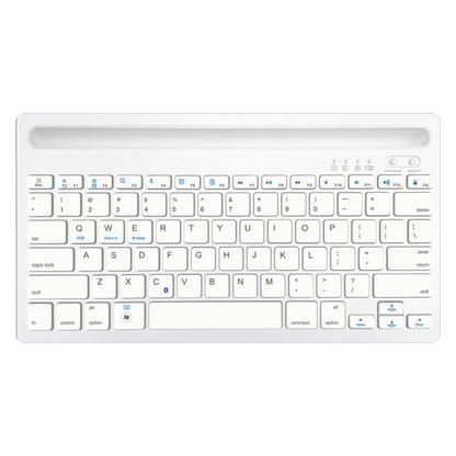 Teclado Inalambrico Recargable Bluetooth 2 Canales Multi Dispositivo