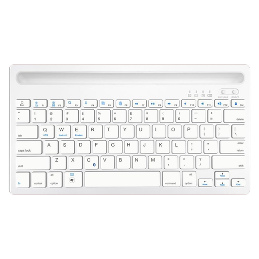 Teclado Inalambrico Recargable Bluetooth 2 Canales Multi Dispositivo