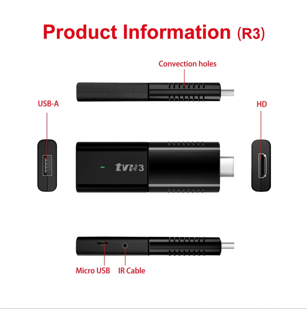 Tv Stick Android Tv 4k Ultra Hd Asistente De Voz Google Tvr3